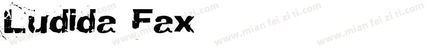 Ludida Fax字体转换